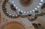 Istanbul, Turkey - May 28 : Interior View Of The Suleymaniye Mosque In Istanbul Turkey On May 28, 2018 Stock Photo