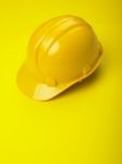 Yellow Hard Hat Stock Photo