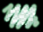 Blurry Pixel Pattern Shows Glowing Blurry Or Reflection
 Stock Photo