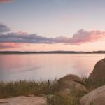 Lake Leslie In Queensland Stock Photo