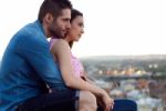 Young Tourist Couple Looking At The Views In The City Stock Photo