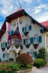 Town Hall Building In St. Gilgen Stock Photo