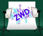 Zwd Currency Represents Forex Trading And Broker Stock Photo