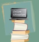 Online Education Stock Photo