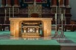 View Of An Altar In Salzburg Cathedral Stock Photo