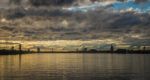 Panorama Of Old Riga City Stock Photo