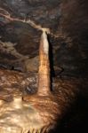 Stalagmite At White Scar Caves Stock Photo