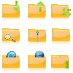 File Icons Stock Photo