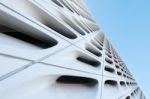 August 9, 2016 - Los Angeles, Usa: Nice Exterior Design Detail Of The Broad, A New Contemporary Art In Downtown Los Angeles Stock Photo