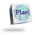 Plan Word Means Proposition Wordclouds And Formula Stock Photo