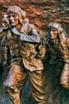 Close-up Of Part Of The Battle Of Britain Monument On The Embank Stock Photo