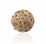 Rattan Ball Stock Photo