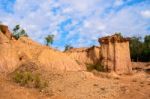 Pae Muang Pee Royal Park, A Natural Architecture Stock Photo