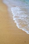 Asia Thailand Kho Tao Bay Abstract Of   Wet Sand Stock Photo