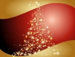 Abstract Christmas Tree Stock Photo