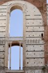 Sienna, Tuscany/italy - May 18 : Exterior Wall Of  Sienna Cathed Stock Photo