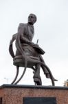 Close-up View Of The Statue Honouring Ivor Novello Stock Photo