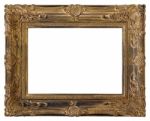 Gold Frame Stock Photo