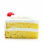 Cake Slice Isolated Stock Photo