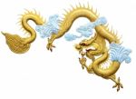 Golden Dragon Stock Photo