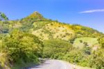 Mountain Landscape In Nicaragua Near Village Of Los Guasimos Stock Photo