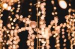 Christmas Lights Background Lights Blurred Bokeh Stock Photo