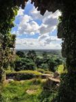 Ancient Ruins At Beeston Castle Stock Photo