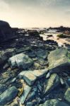 Coastline Area Of Sagres, Portugal Stock Photo