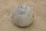 Ball On A Beach Stock Photo