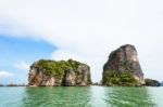 Landscape Khaotapu Or James Bond Island Stock Photo