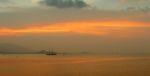 Boat At Dusk Stock Photo