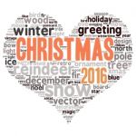 Christmas -text Graphics Concept (word Cloud) Stock Photo