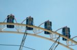 Amusement Park Ferris Wheel Stock Photo