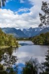 Lake Matheson Stock Photo