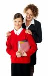 Teacher With Teen Student Stock Photo