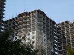 Construction Of A Residential Building In A Building Stock Photo