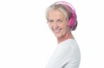 Hearing Music Is My Best Hobby Stock Photo