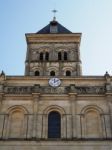 Exterior View Of The Basilica  St Seurin In Bordeaux Stock Photo