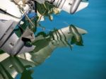 Marbella, Andalucia/spain - May 4 : Reflections Of Boat Engines Stock Photo