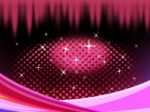 Pink Eye Shape Background Means Pupil Eyelashes And Twinkling
 Stock Photo