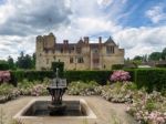 View Of Hever Castle From The Garden Stock Photo