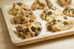 Chocolate Chip Cookies Stock Photo