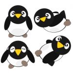 Cartoon Penguin Illustration Stock Photo