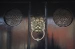 Traditional - Period -  Antique - Front Door Knocker Stock Photo