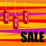 Sale And Discount Tags Stock Photo