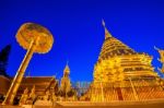 Wat Phra That Doi Suthep In Chiang Mai, Thailand Stock Photo