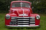 Old Red Chevrolet Stock Photo