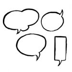 Speech Bubble Symbol Stock Photo