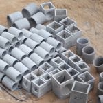 Concrete Culverts Stock Photo