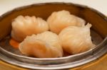 Shrimp Dumplings Stock Photo